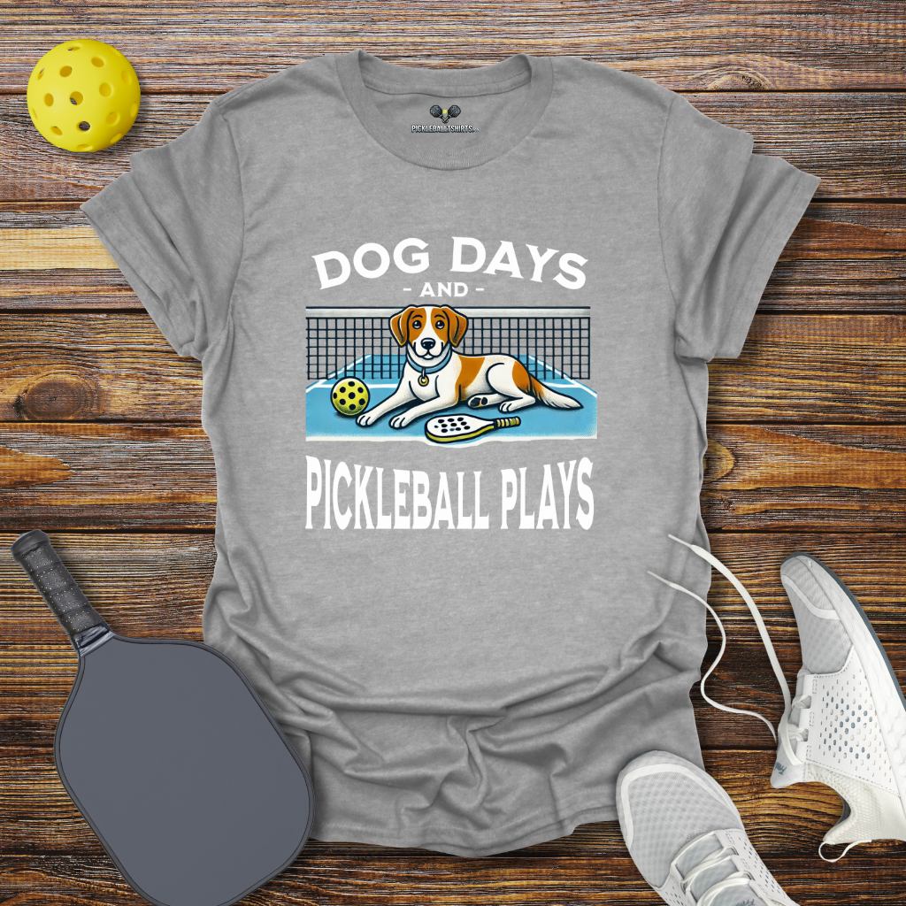 Dog Days and Pickleball Plays T-Shirt