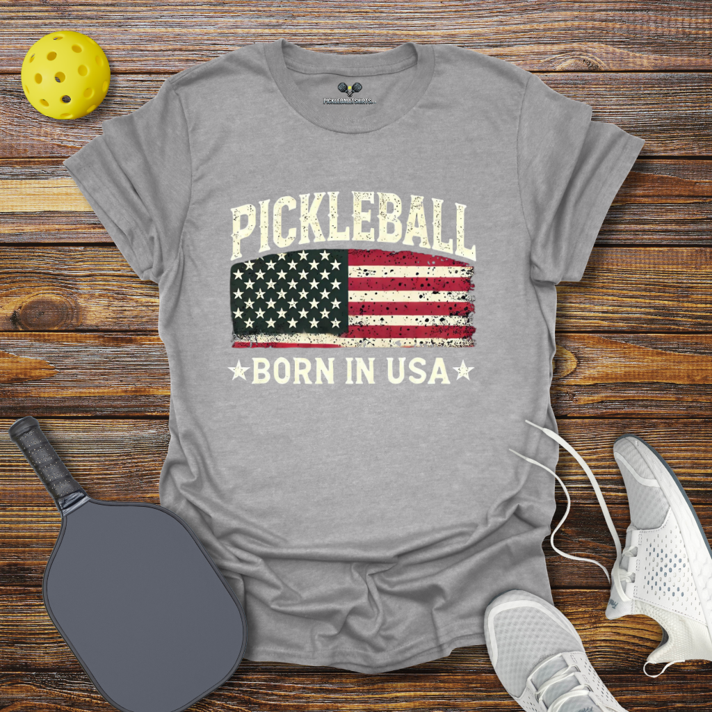 Pickleball Born in USA 2 T-Shirt