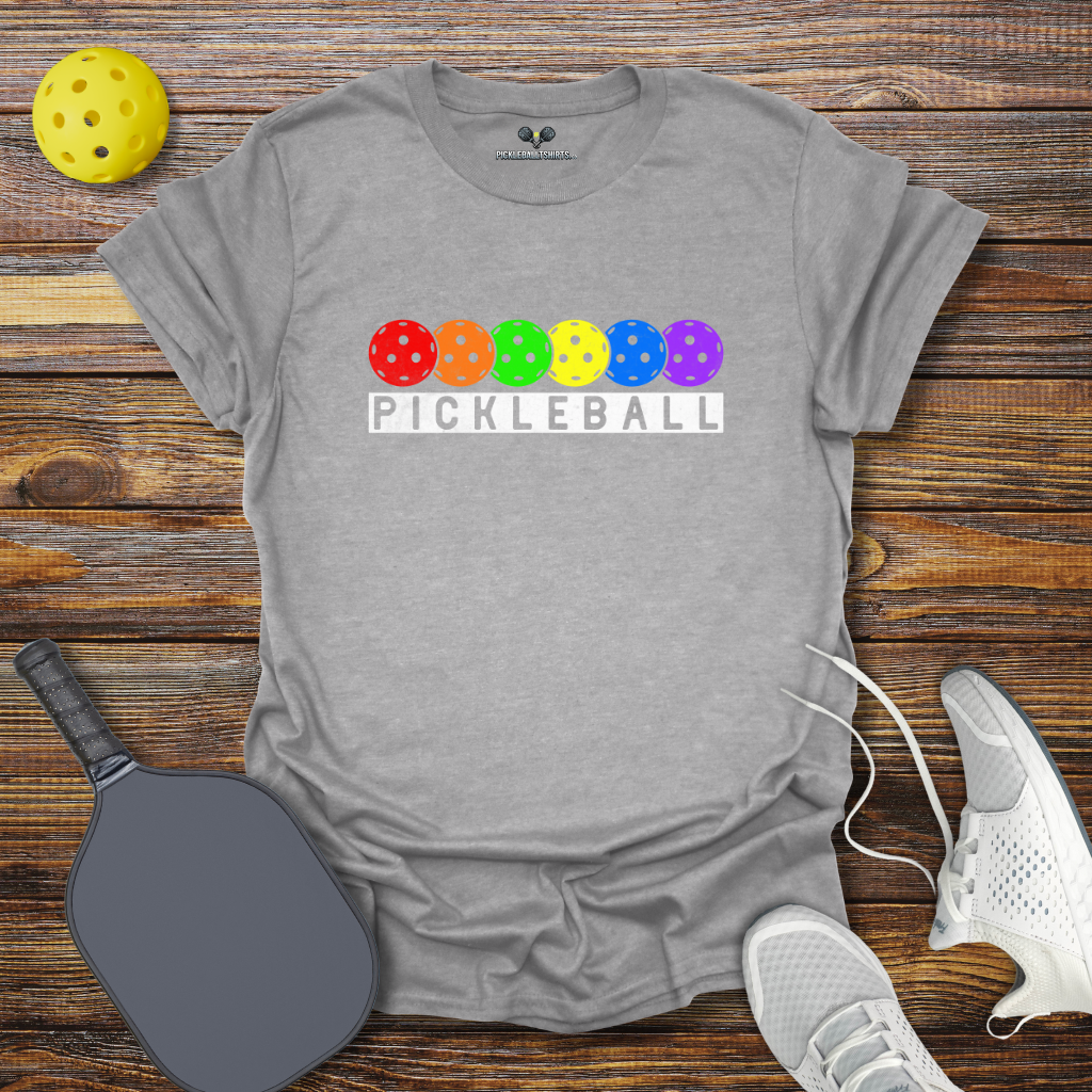 Pickleball Retro Balls T-Shirt