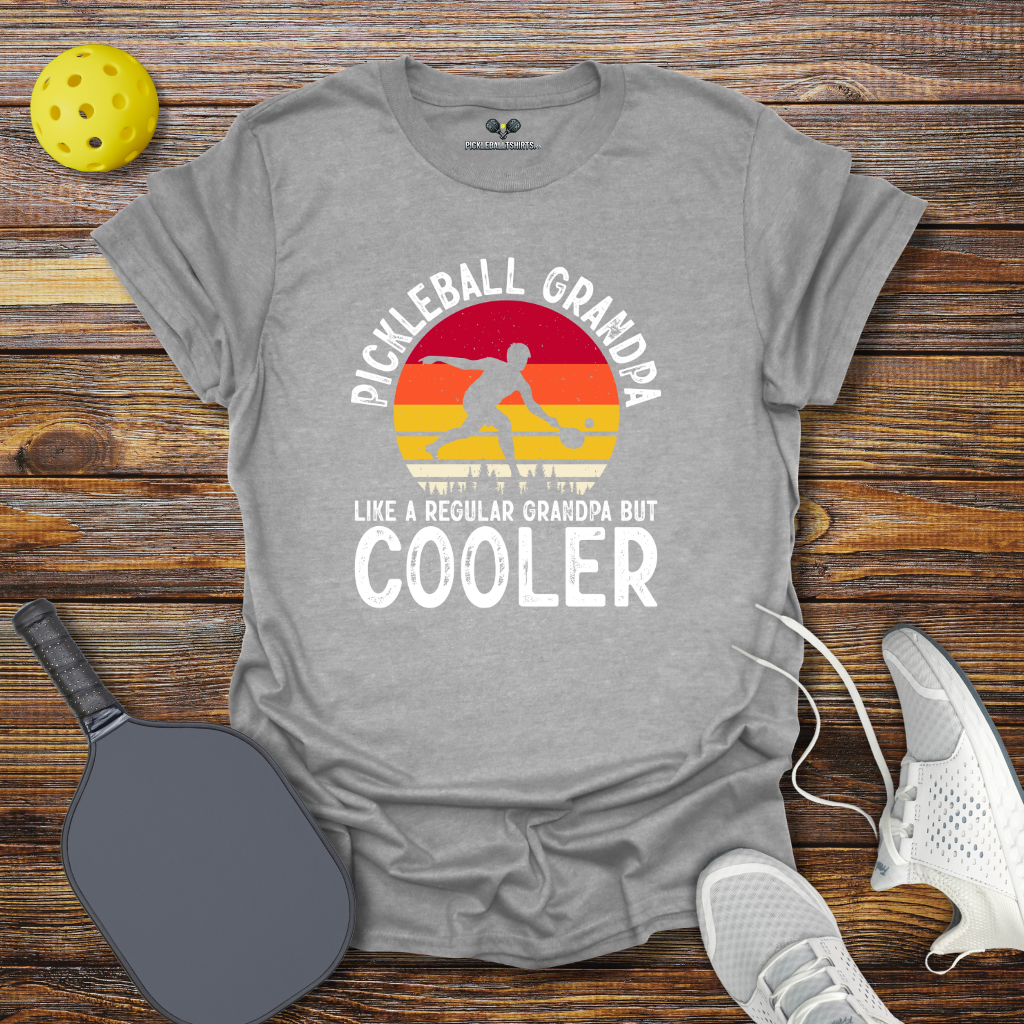 Pickleball Grandpa Like Regular Grandpa but Cooler T-Shirt