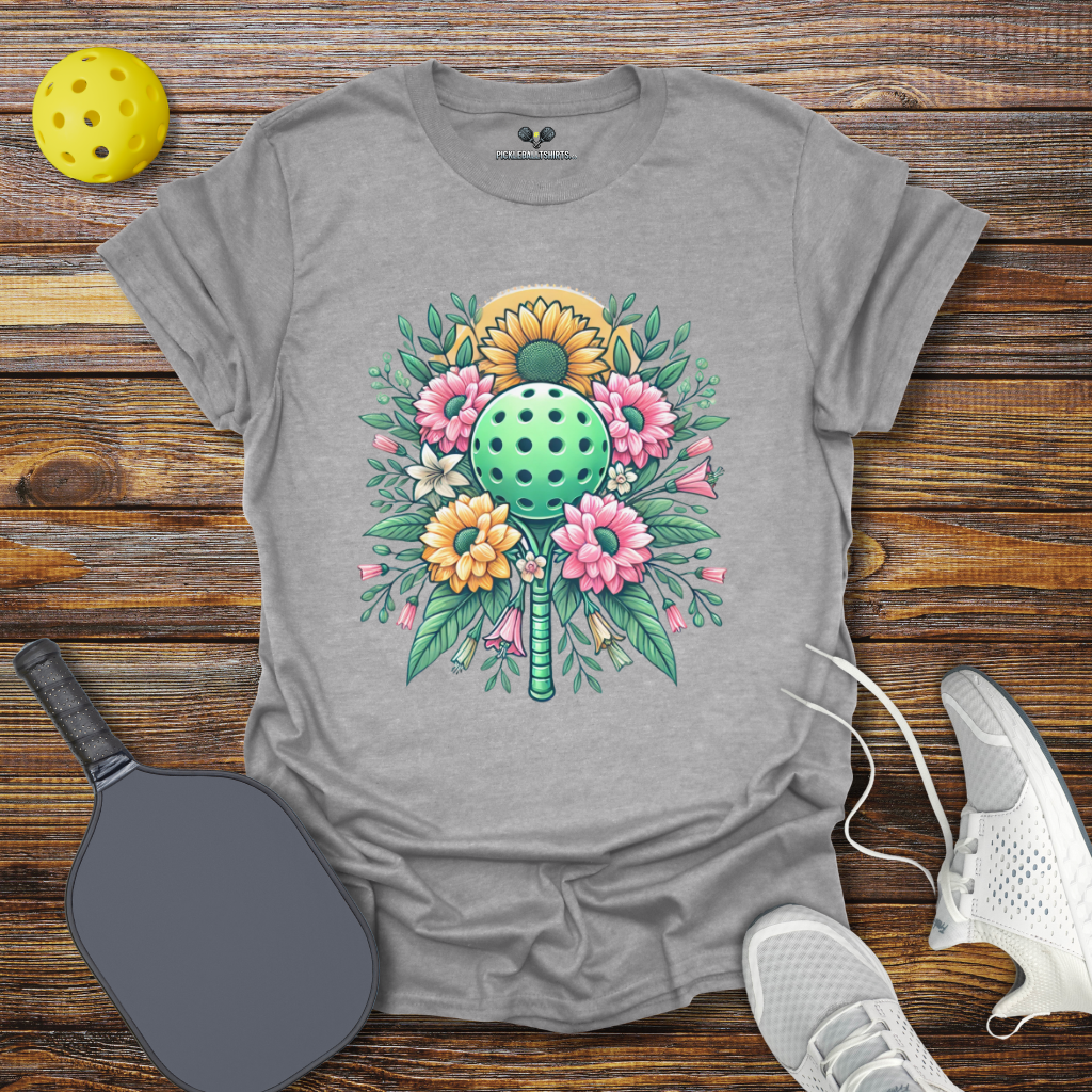 Floral Pickleball Dreams T-Shirt