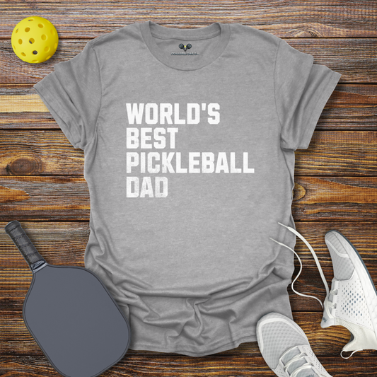 World's Best Pickleball Dad T-Shirt