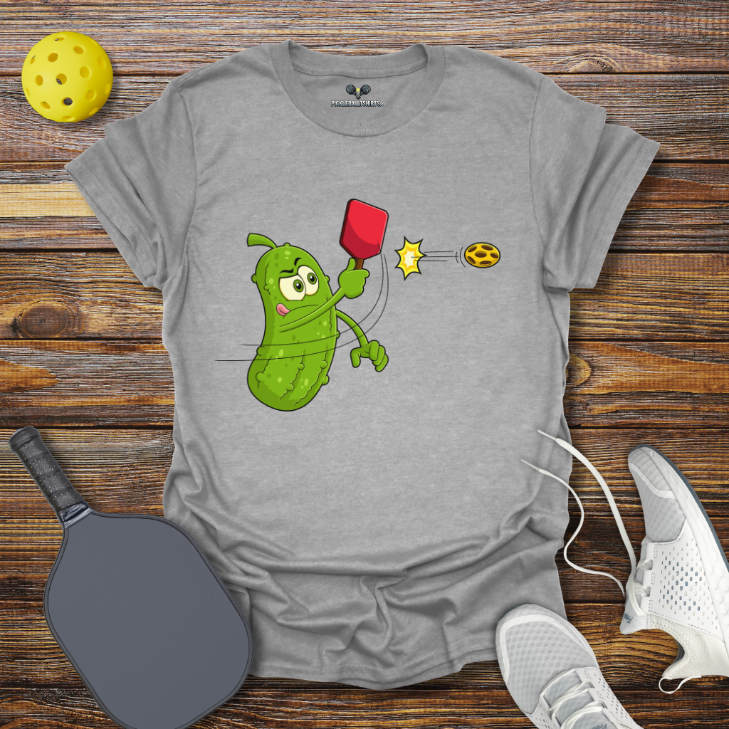 Funny Pickleball Shirt –  Pickle Playing T-Shirt