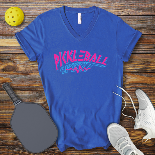 Pickleball Spirit V-Neck T-shirt