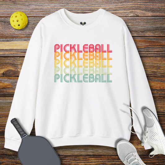 Pickleball Retro Sweatshirt