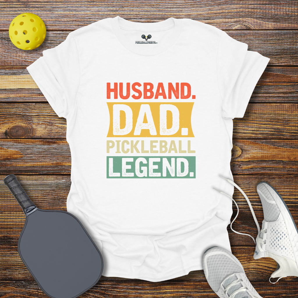 Husband Dad Pickleball Legend T-Shirt