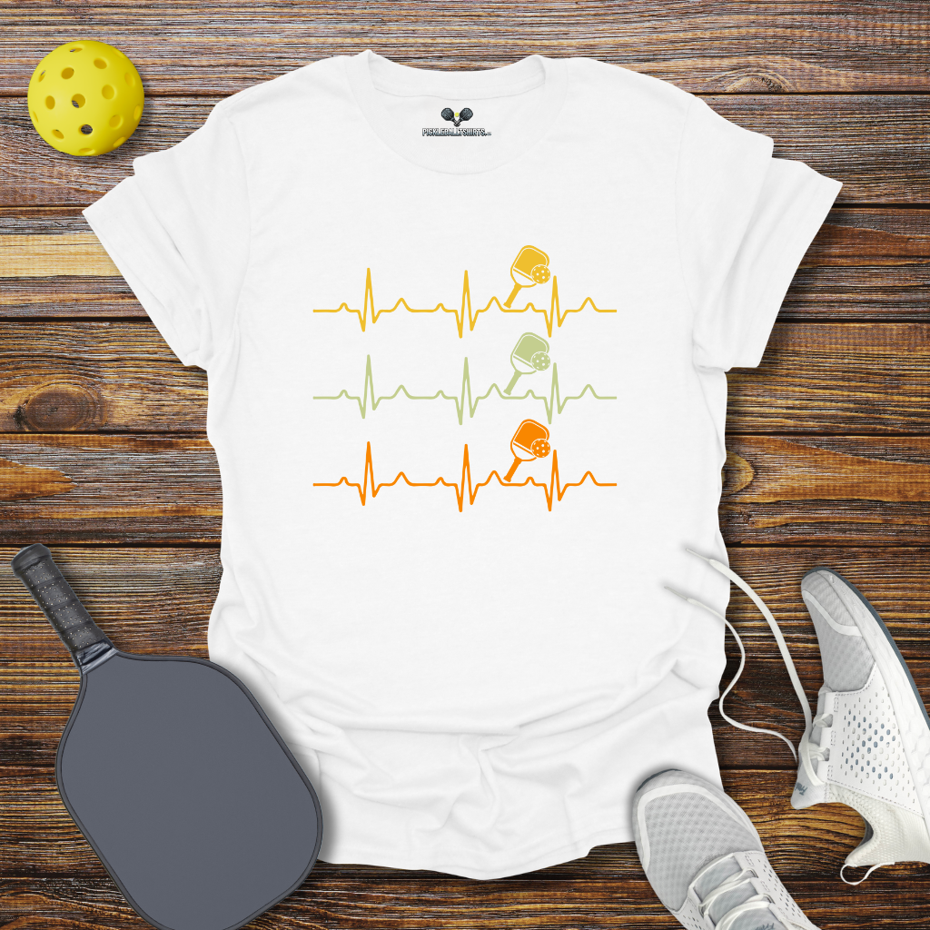 Pickleball Heartbeat Vintage T-Shirt