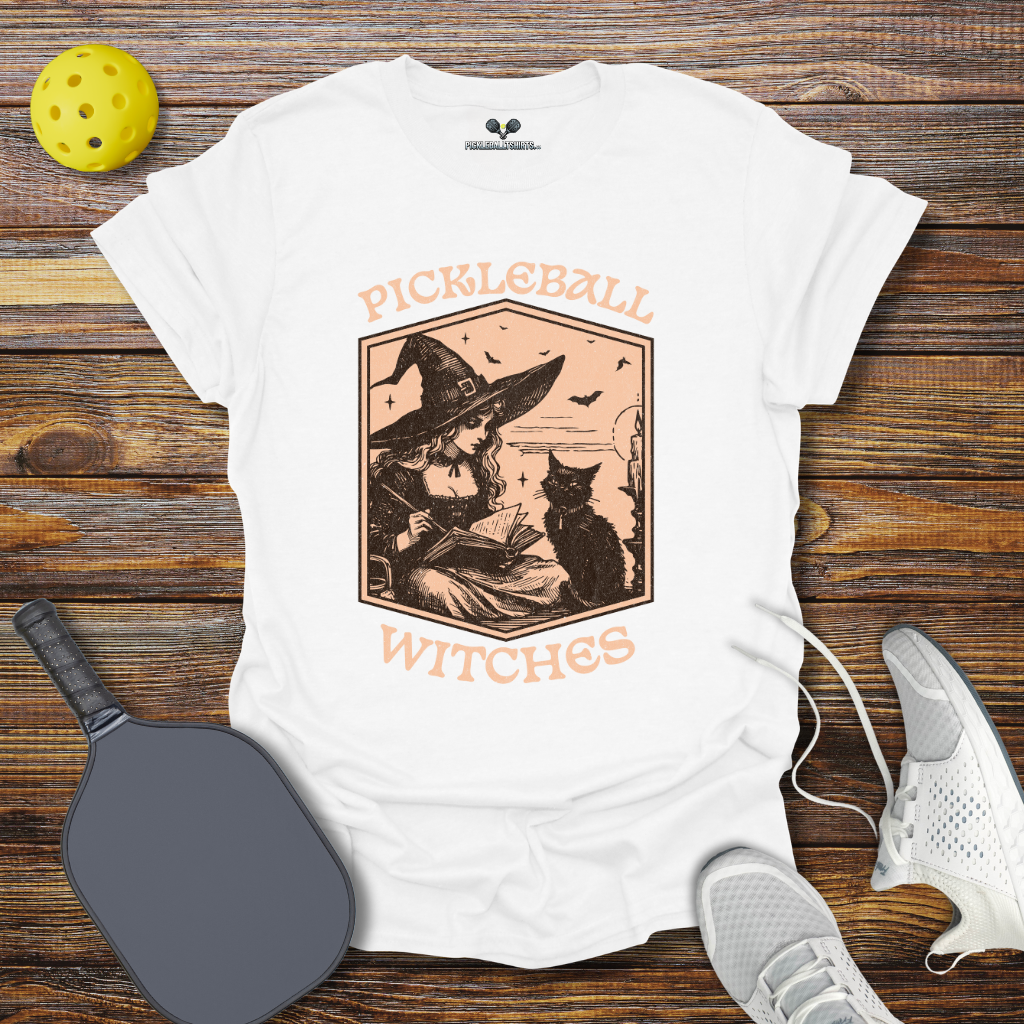 Halloween Pickleball Witches T-Shirt