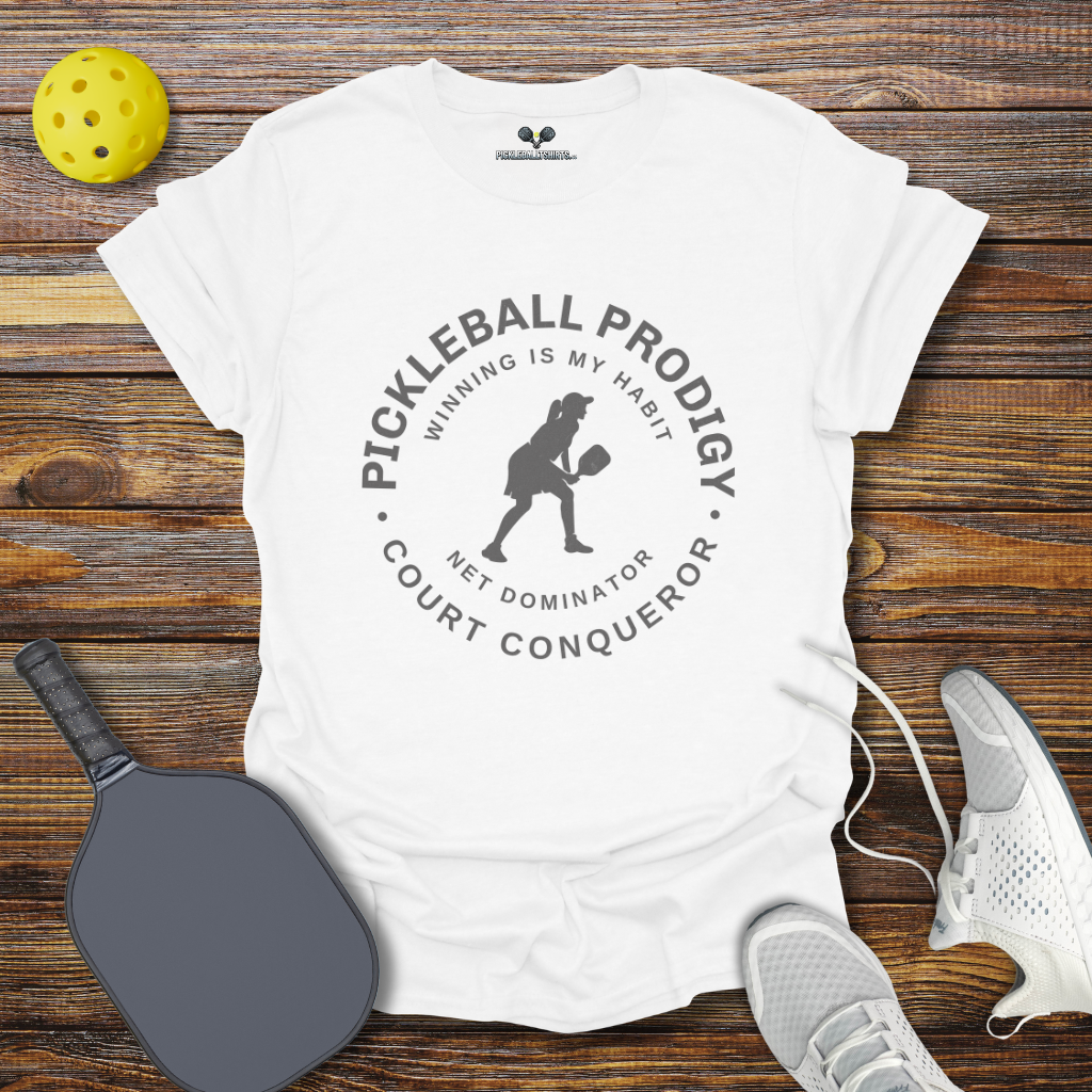 Pickleball Prodigy Court Conqueror for Her T-Shirt