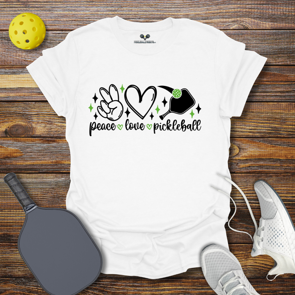 Peace Love Pickleball T-Shirt