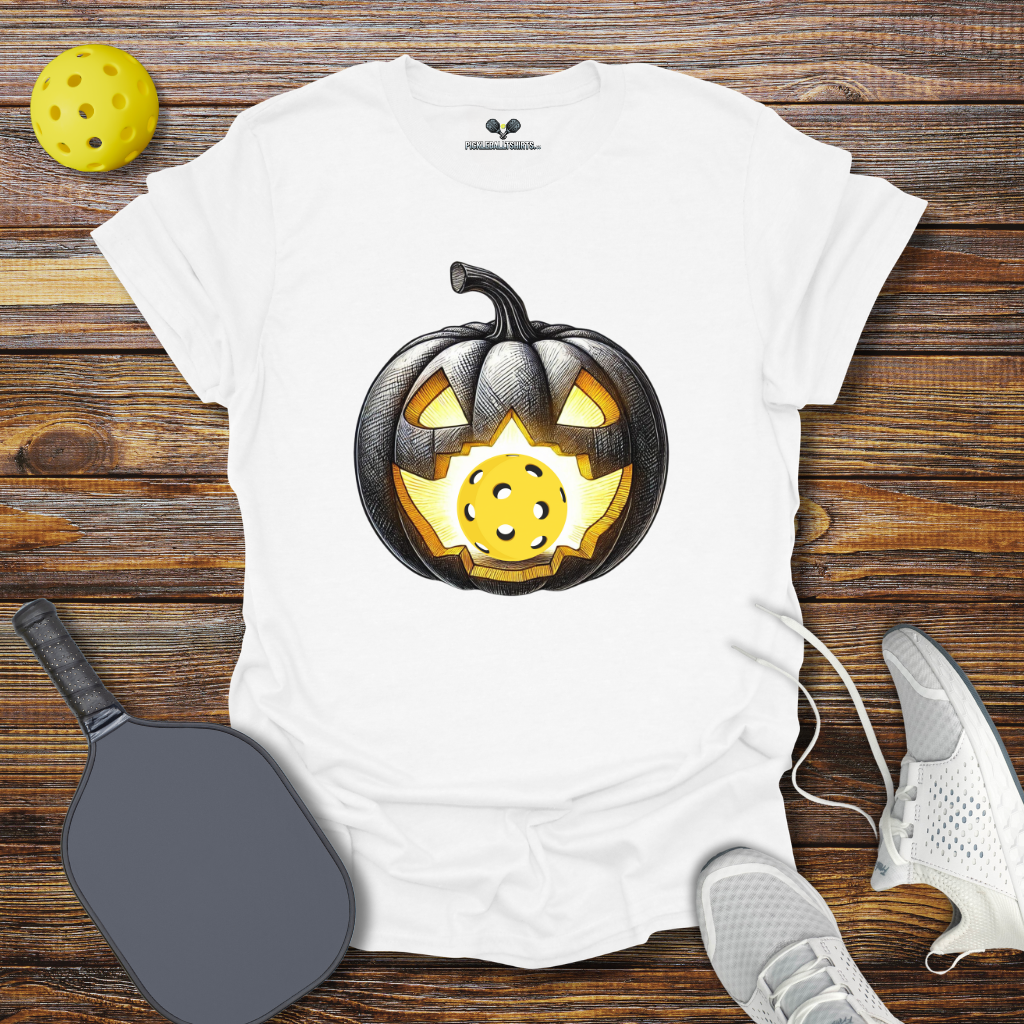 Pumpkin Pickleball Halloween T-Shirt