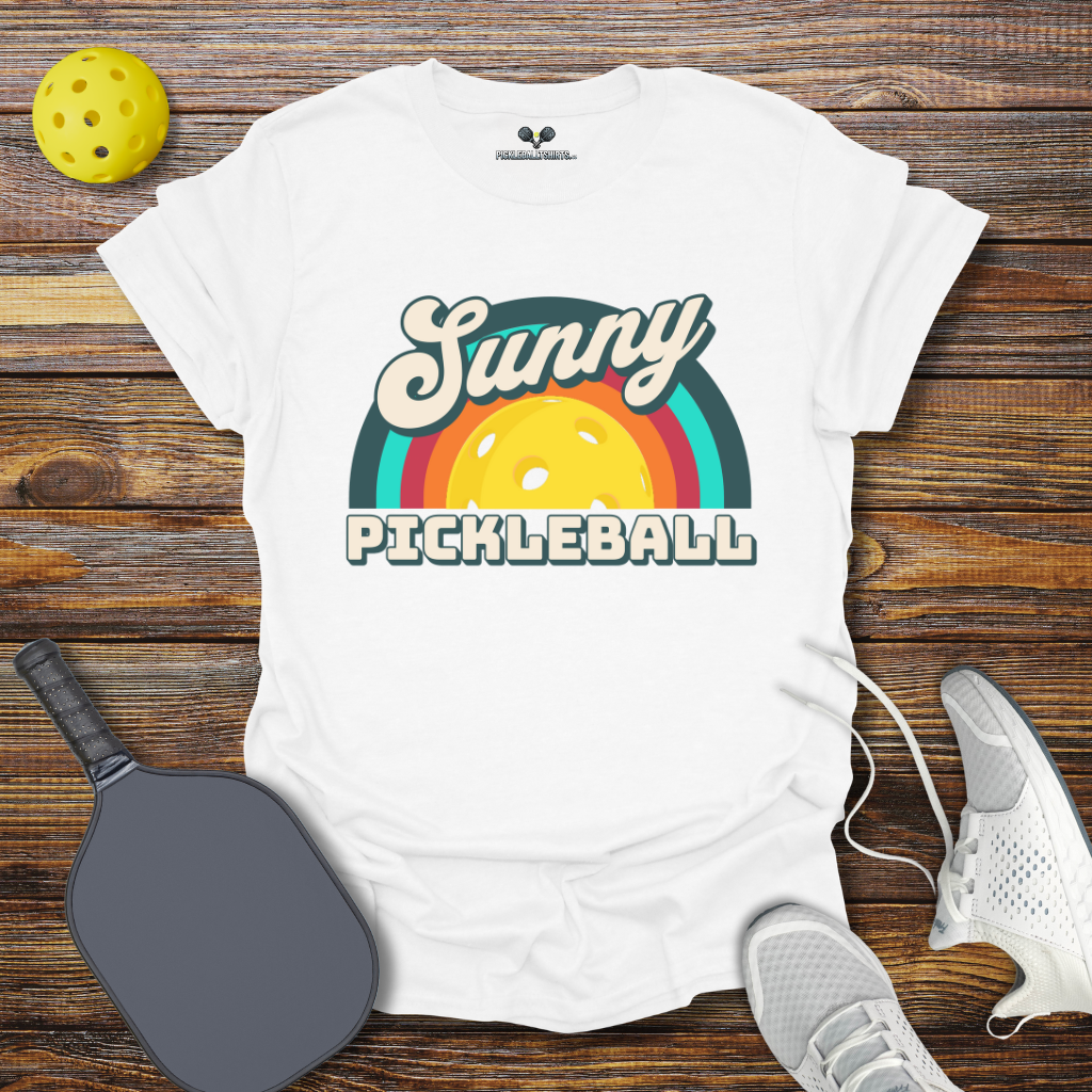 Sunny Pickleball Retro T-Shirt