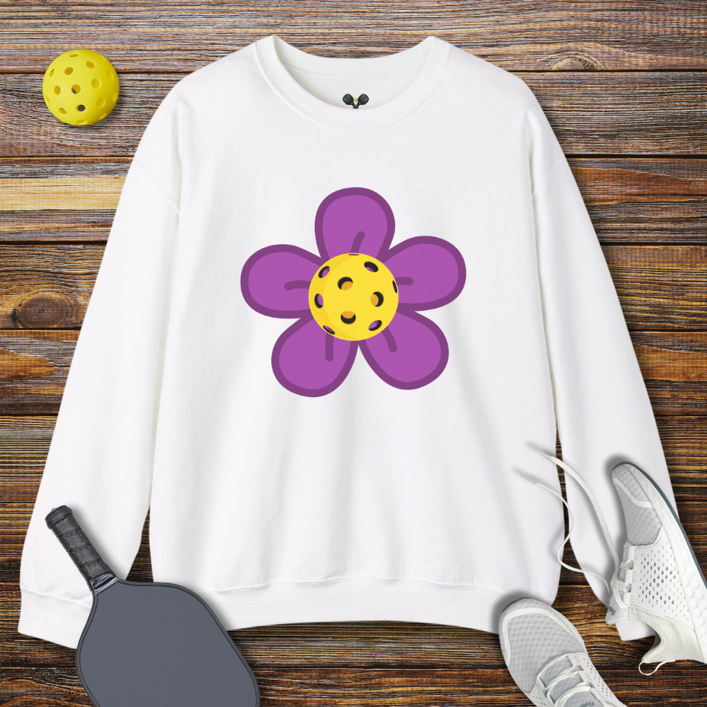 Pickleball Flower Sweatshirt