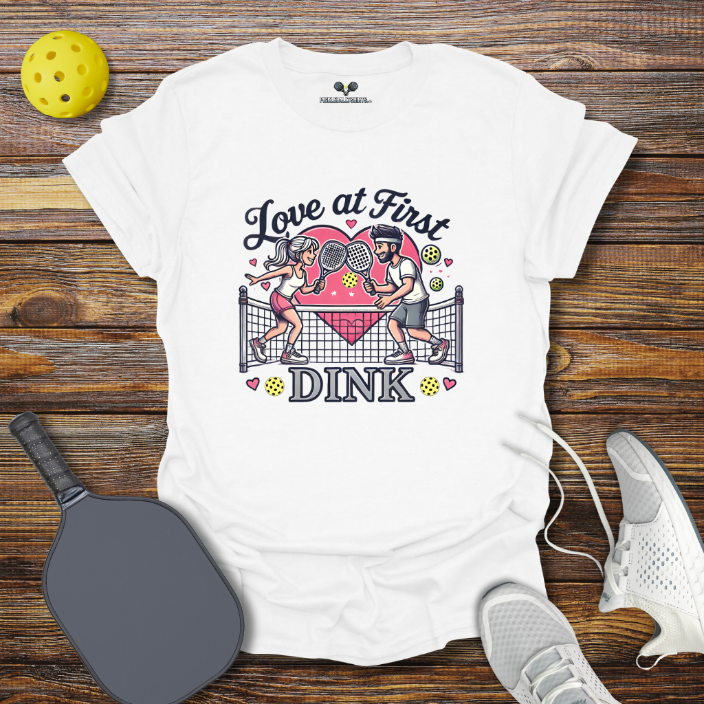 Love at First Dink Valentine T-Shirt